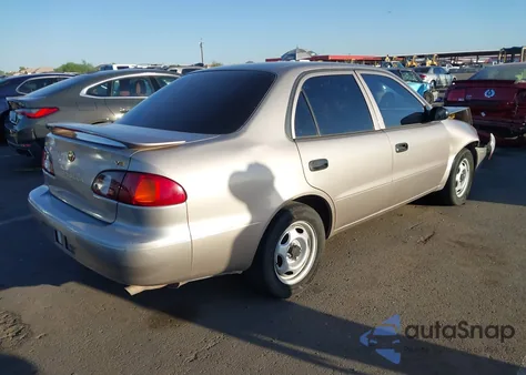 1998 Toyota Corolla Ve from USA, damaged, VIN 2T1BR12EXWC055714